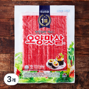 대림선 오양맛살E, 270g, 3개