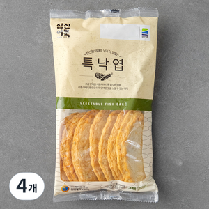 삼진어묵 특낙엽어묵, 280g, 4개