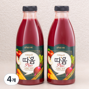 따옴 Plus ABC주스, 730ml, 4개