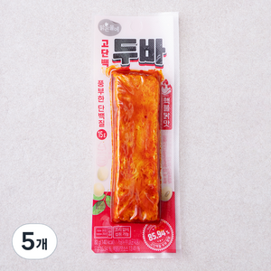 맑은물에 고단백 두바 핵불닭바, 82g, 5개