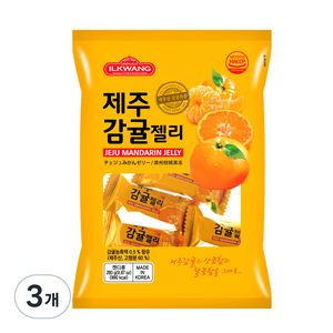 일광제과 제주감귤젤리, 280g, 3개