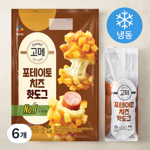 고메 포테이토치즈 핫도그 (냉동), 400g, 6개