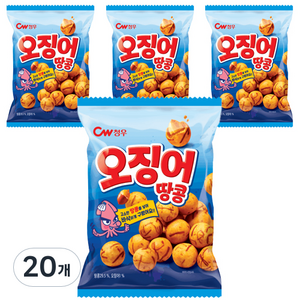 청우 오징어땅콩, 90g, 20개