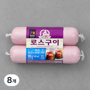 목우촌 주부9단 로스구이 햄, 250g, 8개