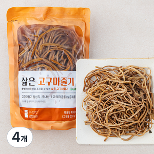 초록들 삶은 고구마줄기, 400g, 4개