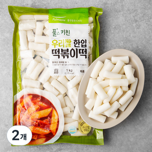 풀무원 풀스키친 우리쌀 한입 떡볶이떡, 1kg, 2개