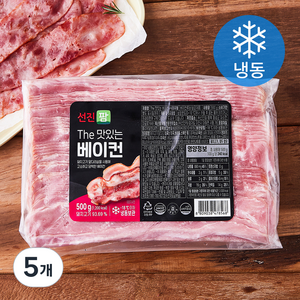 선진팜 The 맛있는 베이컨 (냉동), 500g, 5개