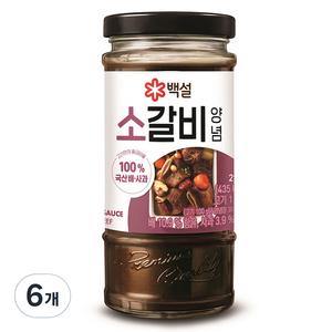 백설 소갈비 양념, 290g, 6개