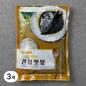 더욱더 맛있는 간장 깻잎, 1kg, 3개