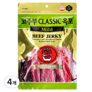 코주부 B&F CLASSIC 육포 Mild, 130g, 4개