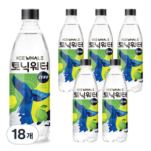 광동제약 아이스웨일 토닉워터 제로, 500ml, 18개