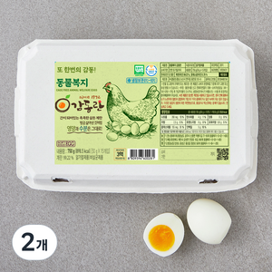 감동란 동물복지 인증 감동란 750g, 2개, 15구