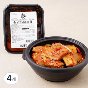 강남밥상 순살 코다리조림, 400g, 4개