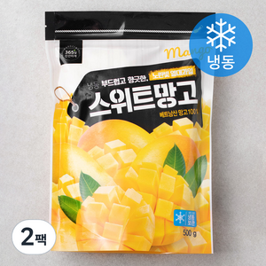 베트남산 냉동 스위트망고, 500g, 2개