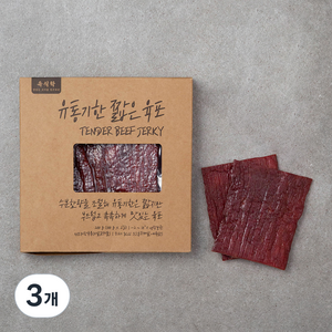 육식학 유통기한 짧은 육포, 200g, 3개