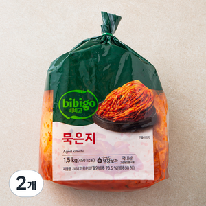 비비고 묵은지, 1.5kg, 2개