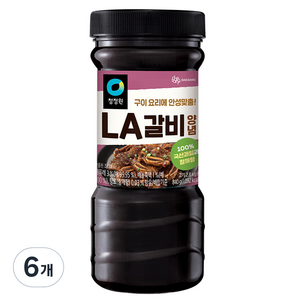 청정원 LA갈비양념, 840g, 6개