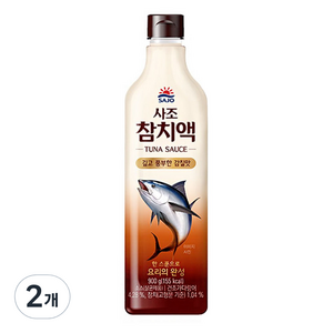 사조 참치액, 900g, 2개