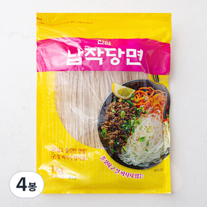 진심 납작 당면, 1kg, 4개