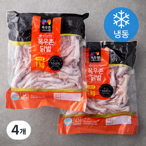 목우촌 닭발 (냉동), 1kg, 4개