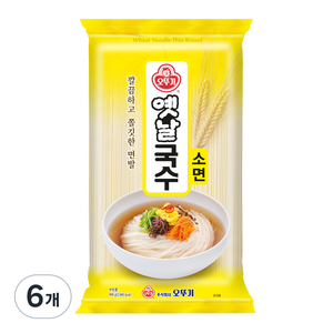 오뚜기 옛날 국수 소면, 900g, 6개