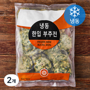 한입 부추전 (냉동), 1kg, 2개