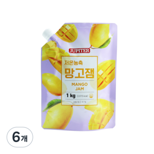 쥬피터 망고 리플잼, 1kg, 6개