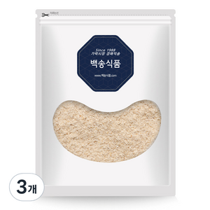 백송식품 표고버섯가루, 500g, 3개