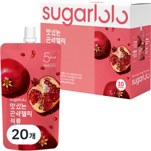 인테이크 슈가로로 맛있는 곤약젤리 석류, 150ml, 20개