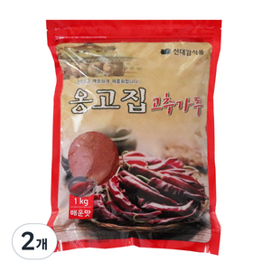 신대감 옹고집 고추가루 매운맛 찜 무침용, 1kg, 2개