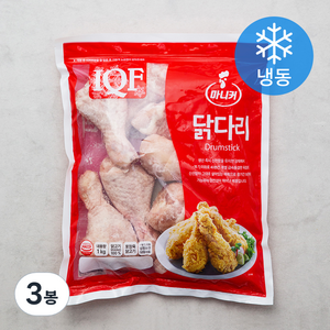 마니커 IQF 닭다리 (냉동), 1000g, 3개