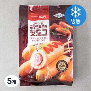 그릭슈바인 프랑크푸르터 핫도그 (냉동), 595g, 5개