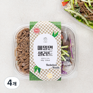 세끼판다 메밀면 샐러드, 265g, 4개