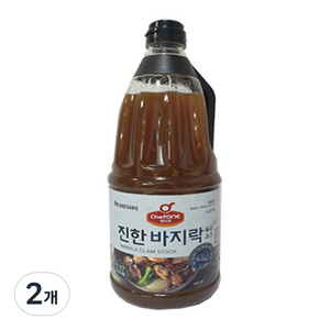 쉐프원 진한 바지락 육수소스, 2kg, 2개