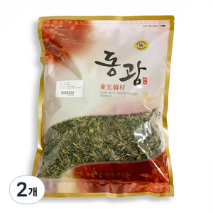 동광 녹차잎, 500g, 2개