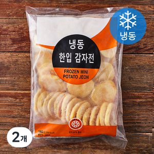 한입 감자전 (냉동), 1kg, 2개