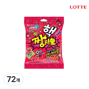 롯데제과 핵짱셔요 후르츠 젤리, 51g, 72개