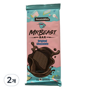 피스터블 미스터 비스트 초콜릿 오리지날, 60g, 2개