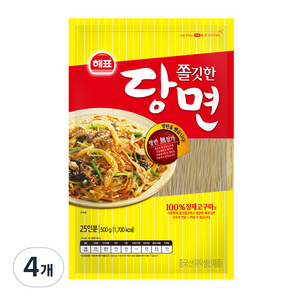 해표 쫄깃한 당면, 500g, 4개