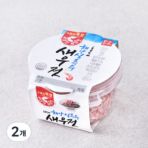 반찬단지 해양 심층수 새우젓, 250g, 2개