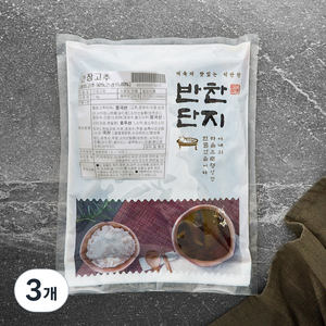 반찬단지 간장고추, 1kg, 3개