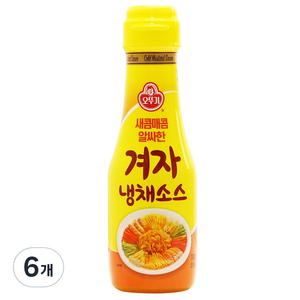 오뚜기 겨자냉채소스, 250g, 6개