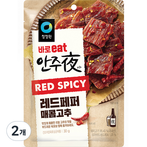 대상 청정원 바로 eat 안주야 레드페퍼 매콤고추, 30g, 2개