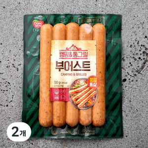 동원 캠핑 앤 통그릴 부어스트, 500g, 2개