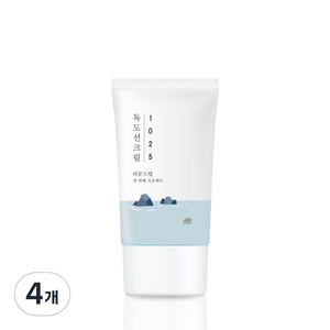 라운드랩 1025 독도 선크림 SPF 50+ PA++++, 50ml, 4개