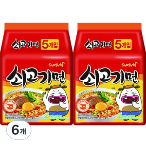 삼양 쇠고기면 120g, 30개