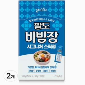 팔도 비빔장 시그니처 스틱형 10p, 300g, 2개