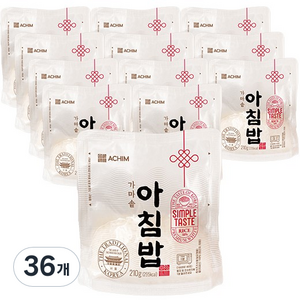 아침 가마솥 아침밥, 210g, 36개