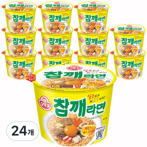 오뚜기 참깨 컵라면 110g, 24개