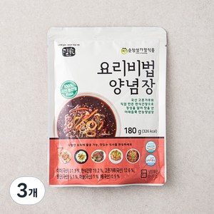 담가 요리비법 양념장, 180g, 3개